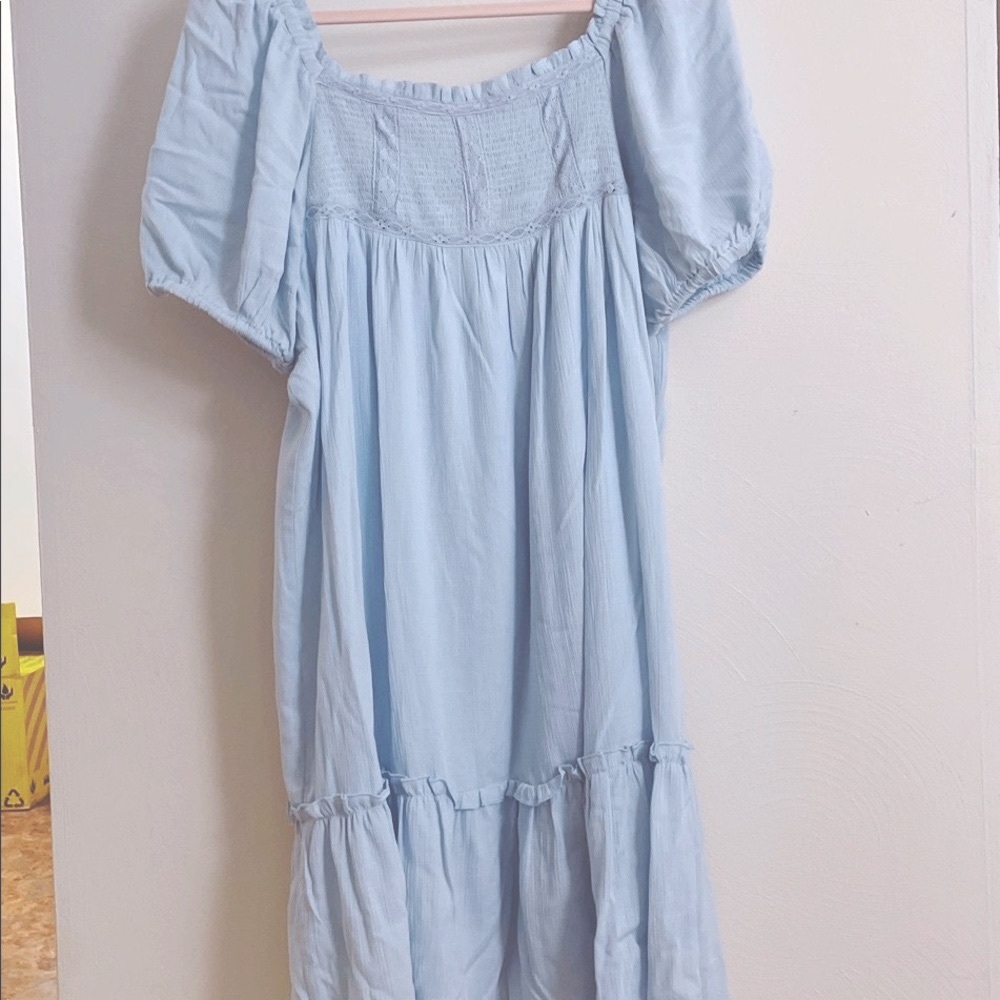 Blue Midi Dress